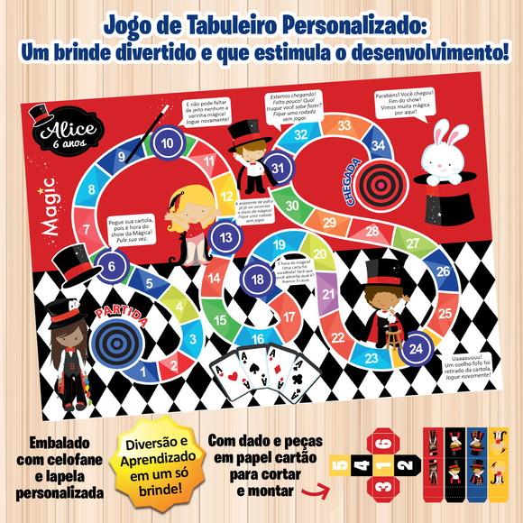 Jogo de Tabuleiro Personalizado Mágico