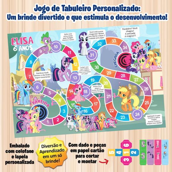 Jogo de Tabuleiro Personalizado My Little Pony