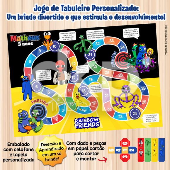 Jogo de Tabuleiro Personalizado Rainbow Friends