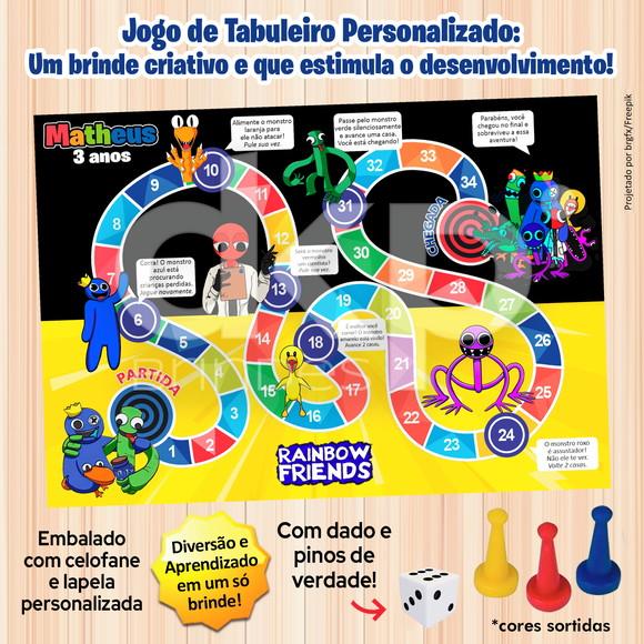Jogo de Tabuleiro Personalizado Rainbow Friends