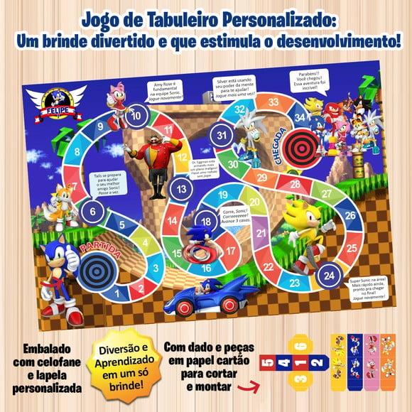Jogo de Tabuleiro Personalizado Sonic