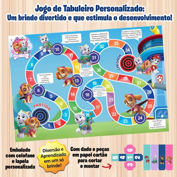 Jogo de Tabuleiro Personalizado Skye e Everest