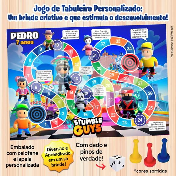 Jogo de Tabuleiro Personalizado Stumble Guys