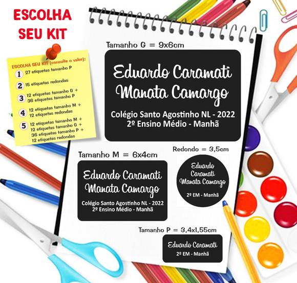 Kit com 48 Etiquetas - N°2