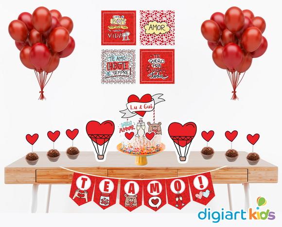 Kit Decoração Dia dos Namorados