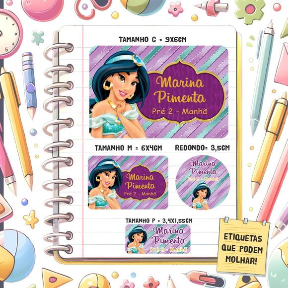 Kit Etiquetas Escolares Jasmine 79 Unidades