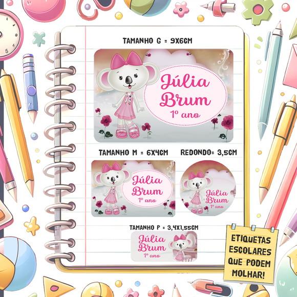 Kit Etiquetas Escolares Lilica Repelica 79 Unidades