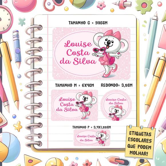 Kit Etiquetas Escolares Lilica Repelica 79 Unidades