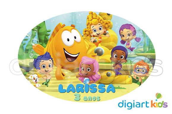 Placa - Painel - Bubble Guppies - 70cm