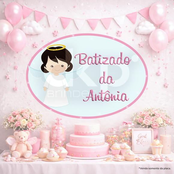 Placa Painel para Decoração Batizado