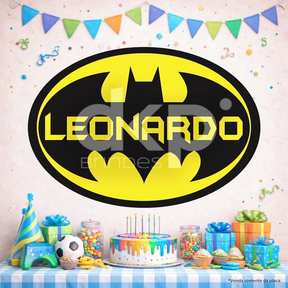 Placa Painel para Decoração Batman Símbolo