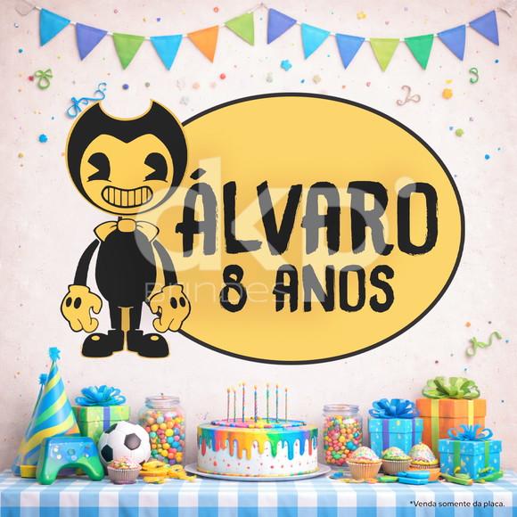 Placa Painel para Decoração Bendy