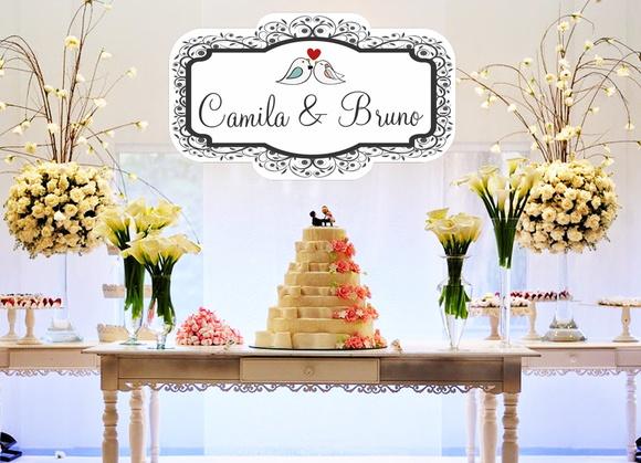 Placa Painel para Decoração Casamento