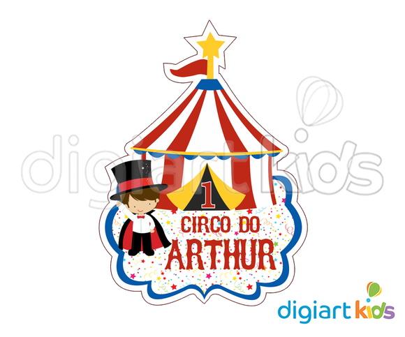 Placa Painel para Decoração Festa Circo