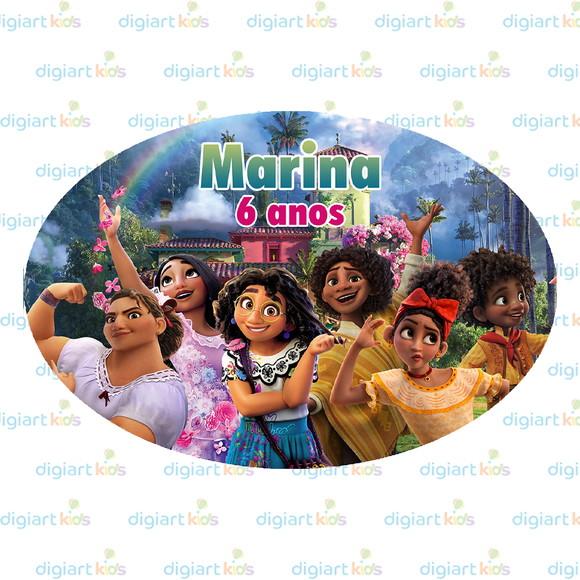 Placa Painel para Decoração Festa Encanto