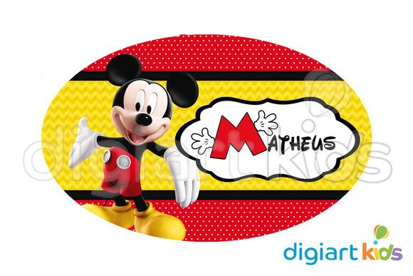 Placa Painel para Decoração Festa Mickey