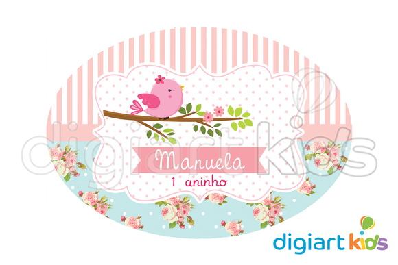 Placa Painel para Decoração Festa Passarinho