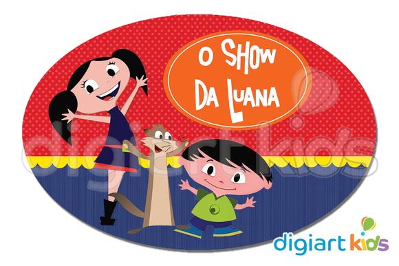 Placa Painel Para Decoração Festa Show Da Luna