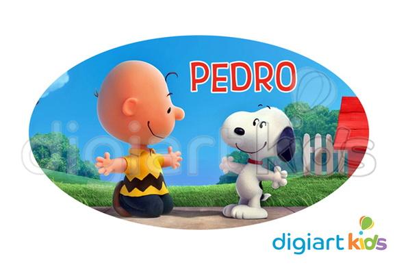 Placa Painel para Decoração Festa Snoopy