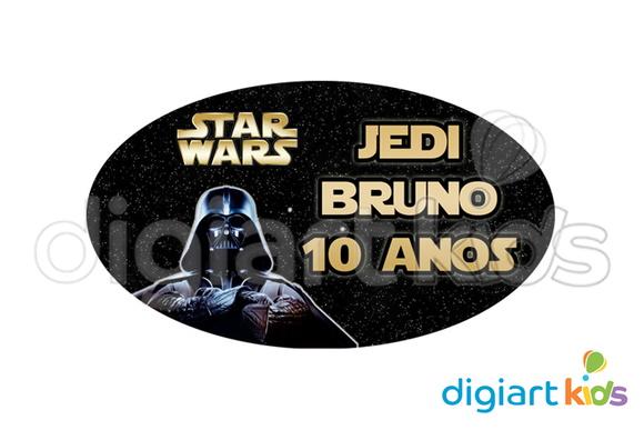Placa Painel para Decoração Festa Star Wars Darth Vader