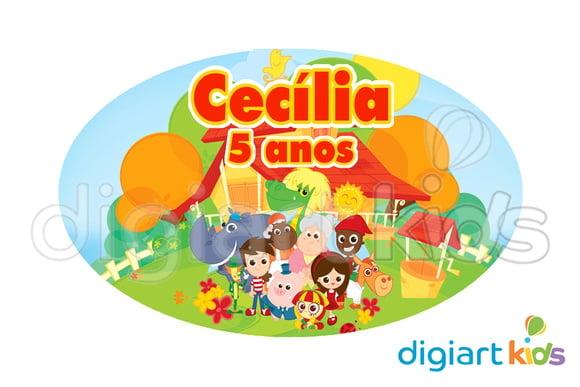 Placa Painel para Decoração Sítio do Pica Pau Amarelo