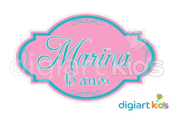 Placa para Decoração - 15 Anos