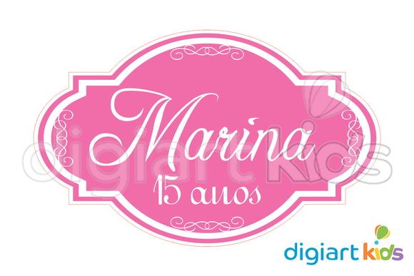 Placa para Decoração - 15 Anos