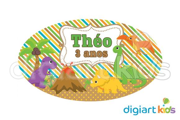 Placa para Decorar - Dinossauros