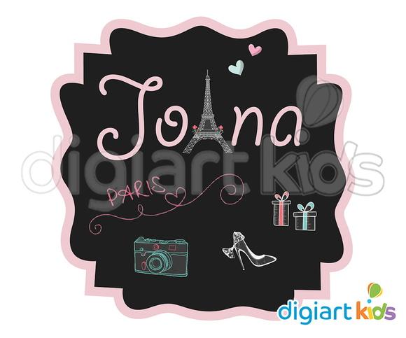 Placa para Decorar - Paris
