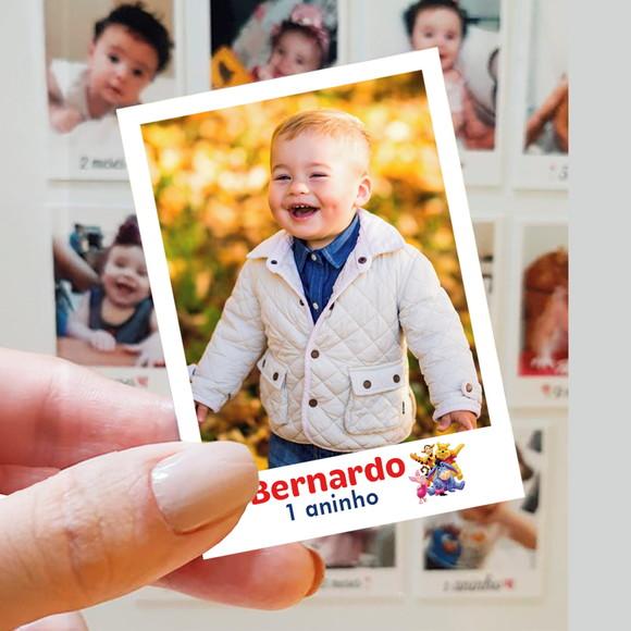 Polaroid Imã de Geladeira 9x6cm Ursinho Pooh