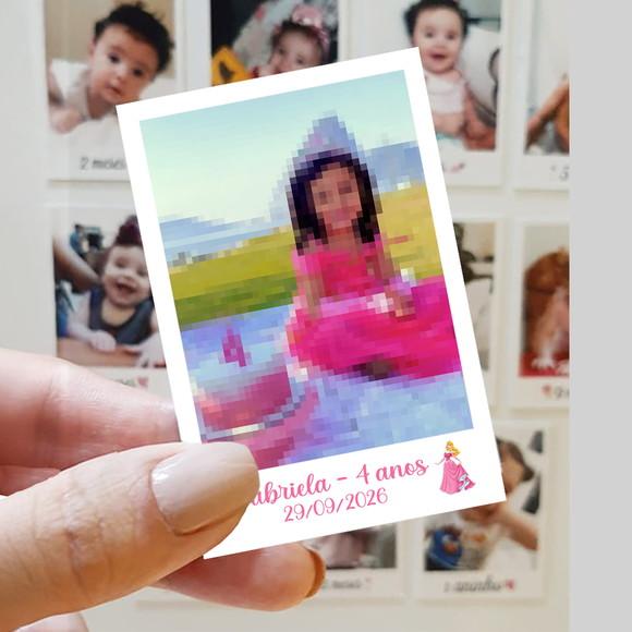 Polaroid Imã de Geladeira Bela Adormecida