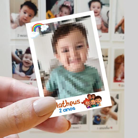Polaroid Imã de Geladeira Cocomelon