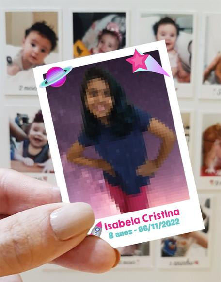 Polaroid Imã de Geladeira Espaço Astronauta