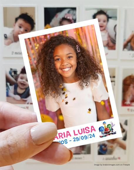 Polaroid Imã de Geladeira Divertidamente