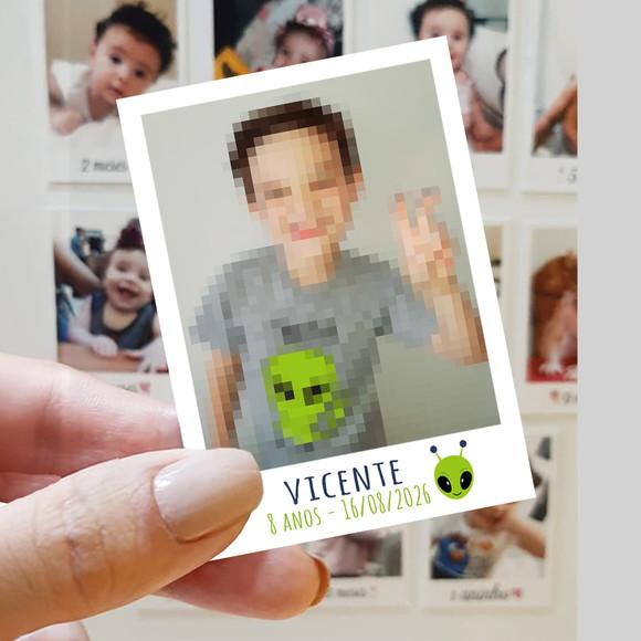 Polaroid Imã de Geladeira Et Extraterrestre