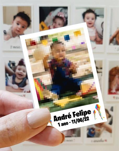 Polaroid Imã de Geladeira Festa Junina