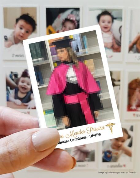 Polaroid Imã de Geladeira Formatura Ciências Contábeis