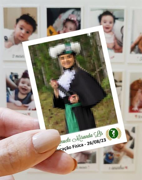 Polaroid Imã de Geladeira Formatura Educação Física