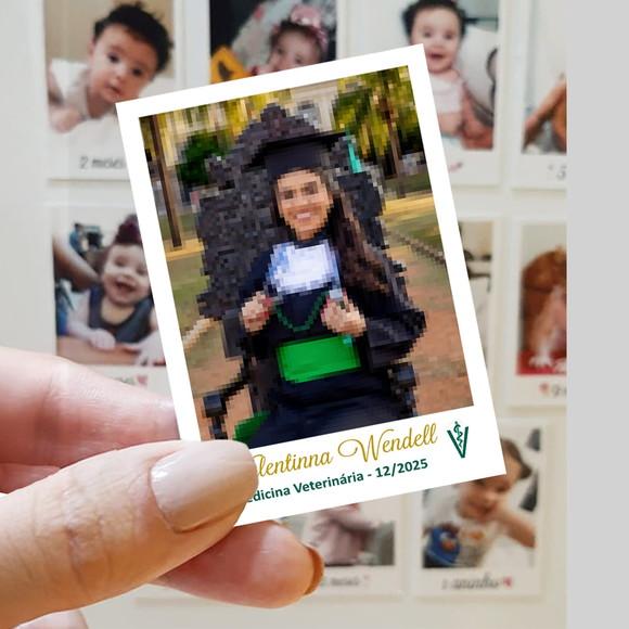 Polaroid Imã de Geladeira Formatura Veterinária