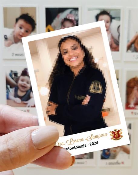 Polaroid Imã de Geladeira Formatura Odontologia