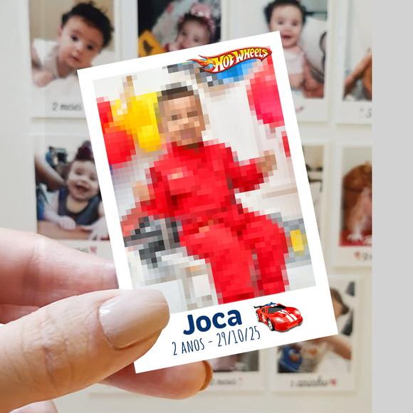 Polaroid Imã de Geladeira Hot Wheels
