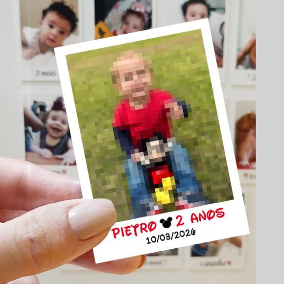 Polaroid Imã de Geladeira Mickey