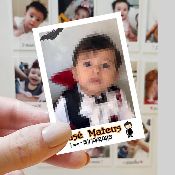 Polaroid Imã de Geladeira Halloween