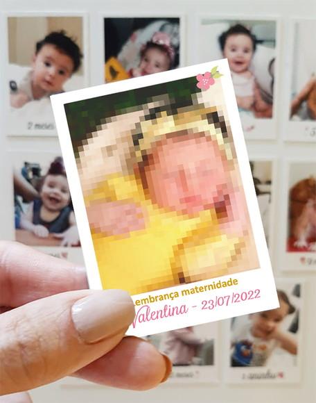 Polaroid Imã de Geladeira Nascimento