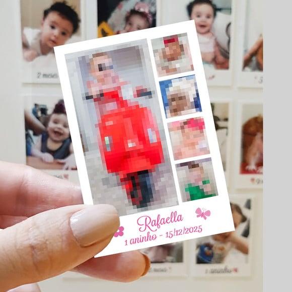 Polaroid Imã de Geladeira Jardim com 5 Fotos