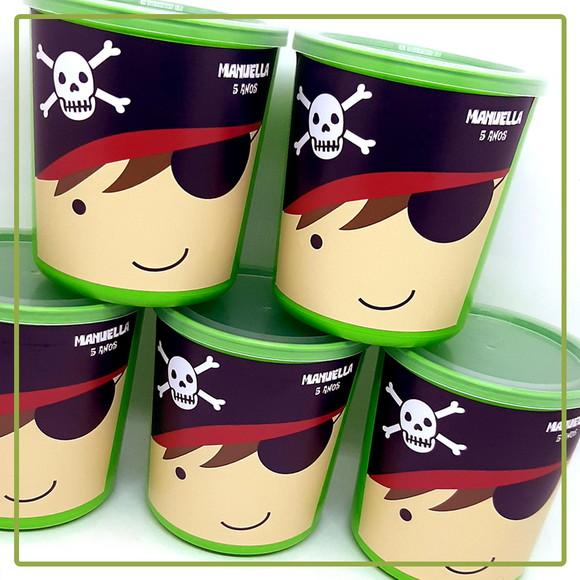 Pote Tipo Lata de Leite Pirata