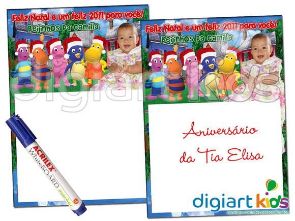 Quadro mágico de Natal - Papai Noel