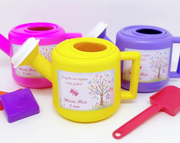 Regador Personalizado Jardim Borboletas