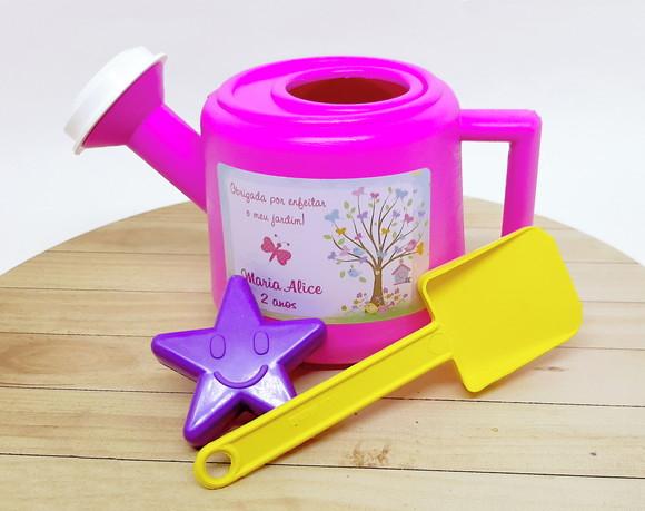 Regador Personalizado Jardim Borboletas