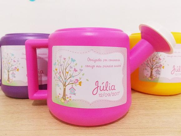 Regador Personalizado Jardim Passarinho